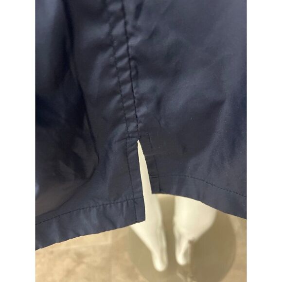 Catherines Women Navy Hooded Windbreaker Size 1X - Picture 5 of 12